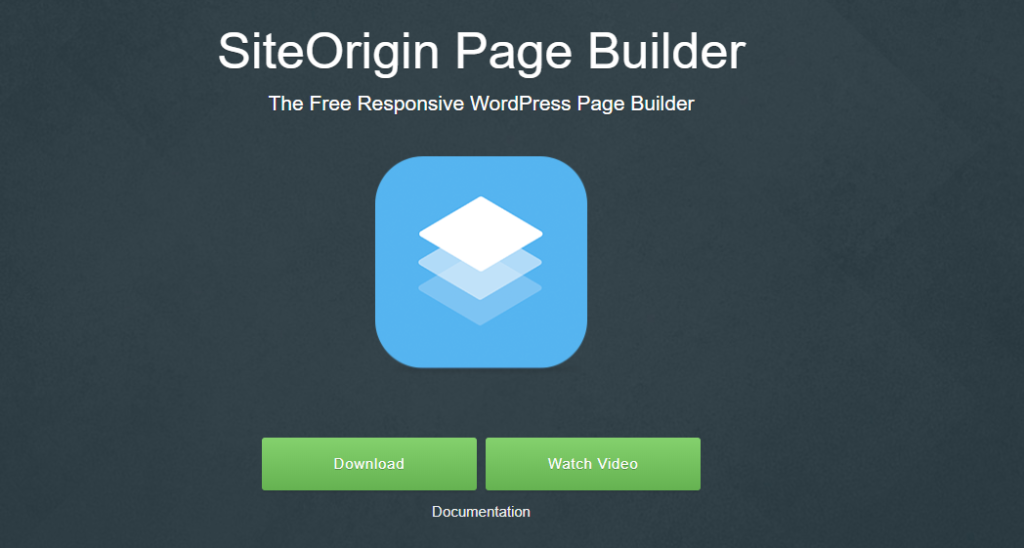 siteorigin WordPress Page Builder