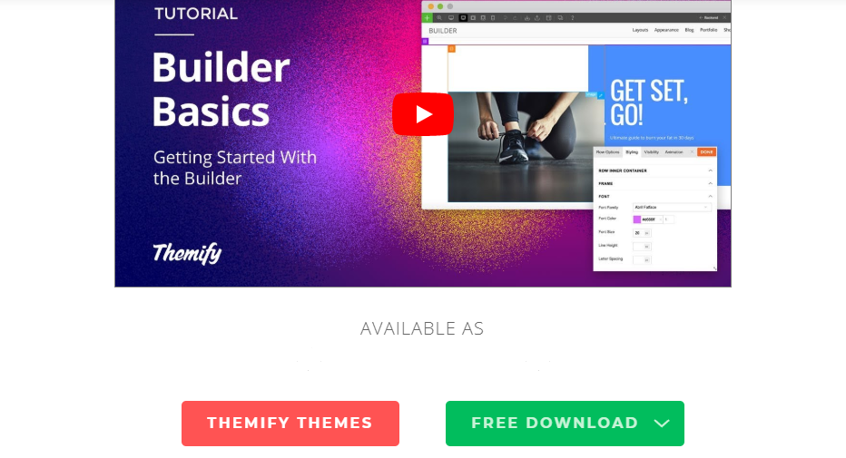 themify builder

