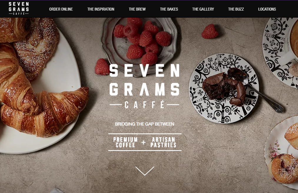 seven grams wix website