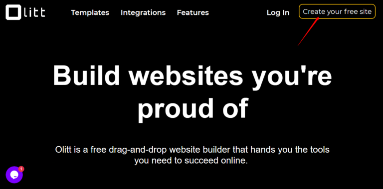 How to Create a Website Without Coding Olitt.com | Free Website Builder ...