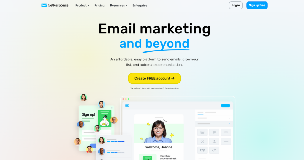 Rounding out our list of email marketing platforms for eCommerce is GetResponse, a platform that has significantly enhanced its eCommerce capabilities in recent years.